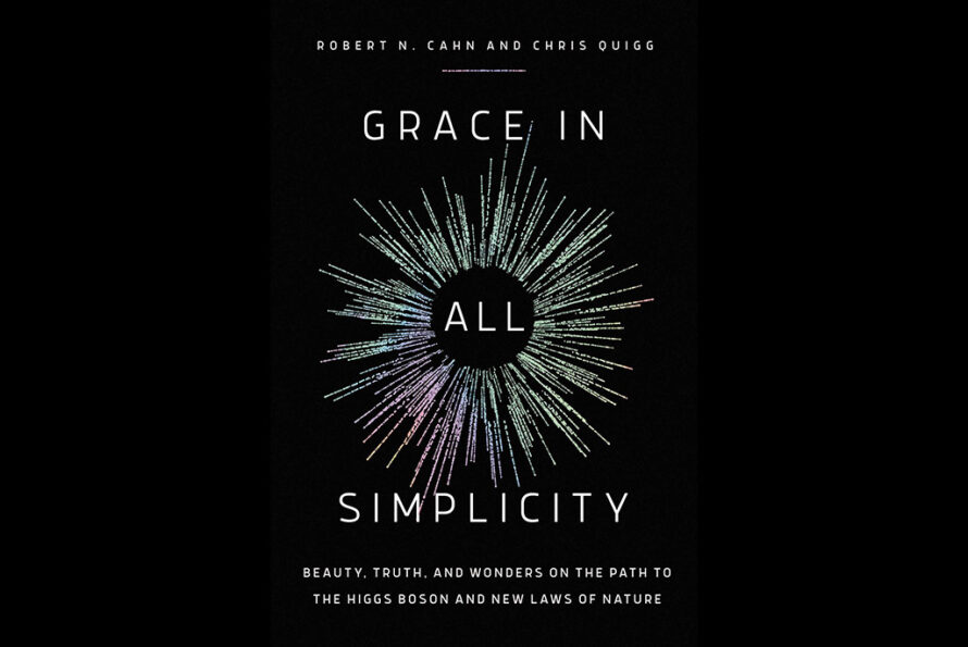 BLDS image: Bob Cahn / Chris Quigg book Cover: Grace in All Simplicity