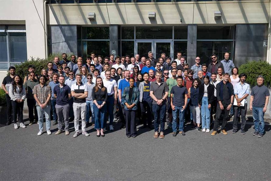 Group photo of the onsite participants in the 'Fundamental Physics from Future Spectroscopic Surveys' on May 6-8, 2024. Credit: Thor Swift, Berkeley Lab