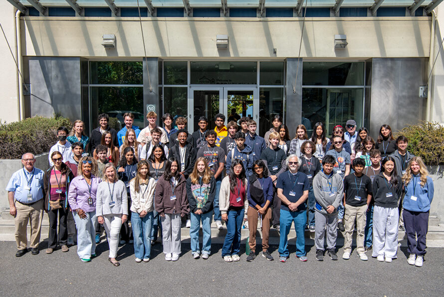Group photo of 2025 'Physics in and Through Cosmology' Workshop participants. Credit: Thor Swift, Berkeley Lab