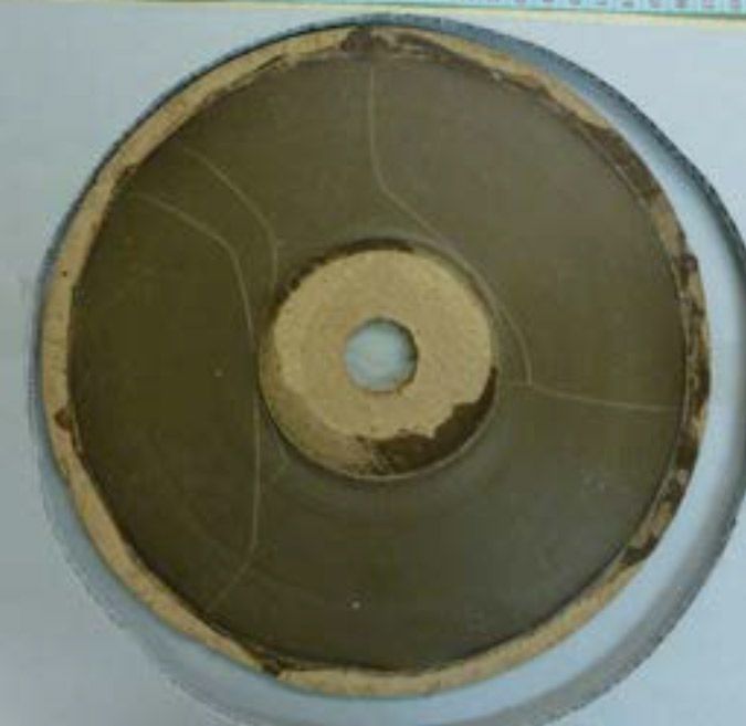The 19th-century wax recording disc on which was discovered a recitation of the poem “The Burial of Sir John Moore after Corunna,” by Charles Wolfe, written in 1817. Credit: Smithsonian's National Museum of American History