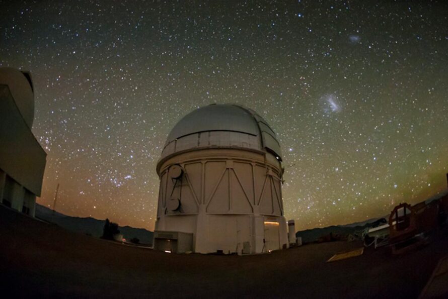DES scientists surveyed a wide area of the sky from 2013 to 2019 using an extremely sensitive 570-megapixel digital camera built at Fermilab, the DECam. Credit: Reidar Hahn, Fermilab
