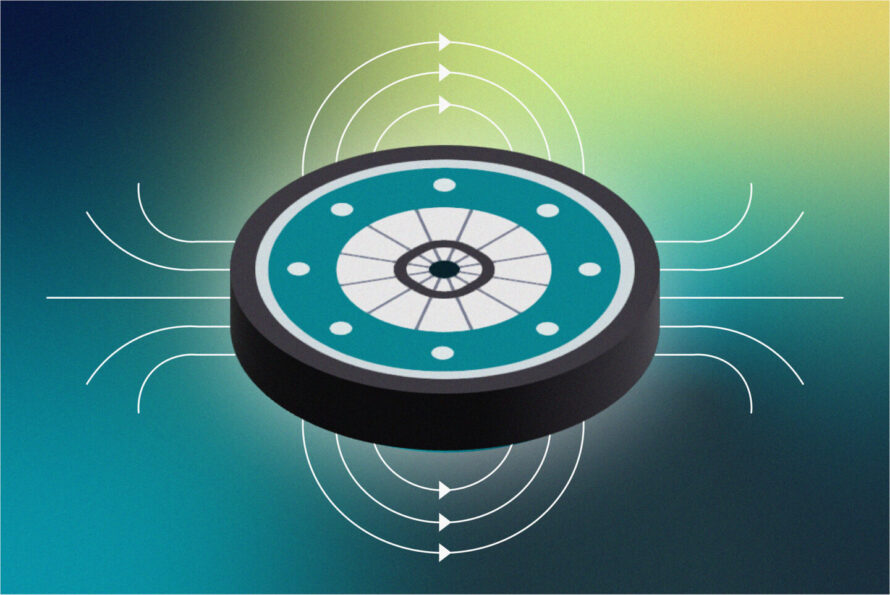 Illustration of a superconductor quench. Credit: Jenny Weger, Berkeley Lab