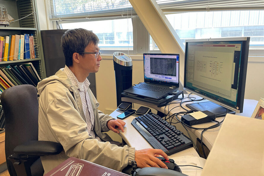 Ji Qiang, a senior scientist in ATAP's Advanced Modeling Program. (Credit: Maureen Thaete, Berkeley Lab)