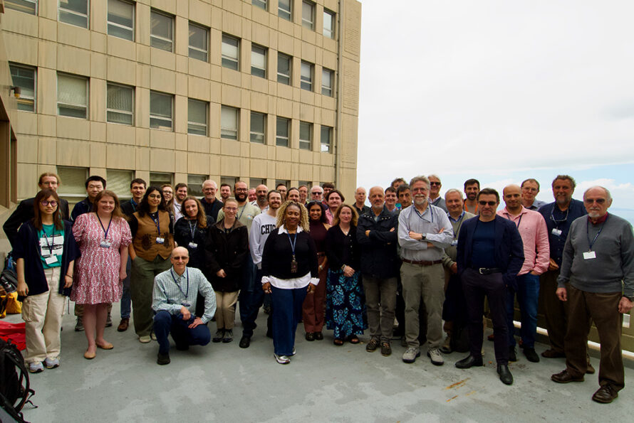 Collaboration members gather at Berkeley Lab for the Mu2e Fall 2026 Collaboration Meeting. (Credit: Fabio Happacher, INFN)