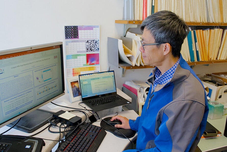 Ji Qiang, senior scientist in ATAP's Advanced Modeling Program. (Credit: Matthew Fullmer, Berkeley Lab)